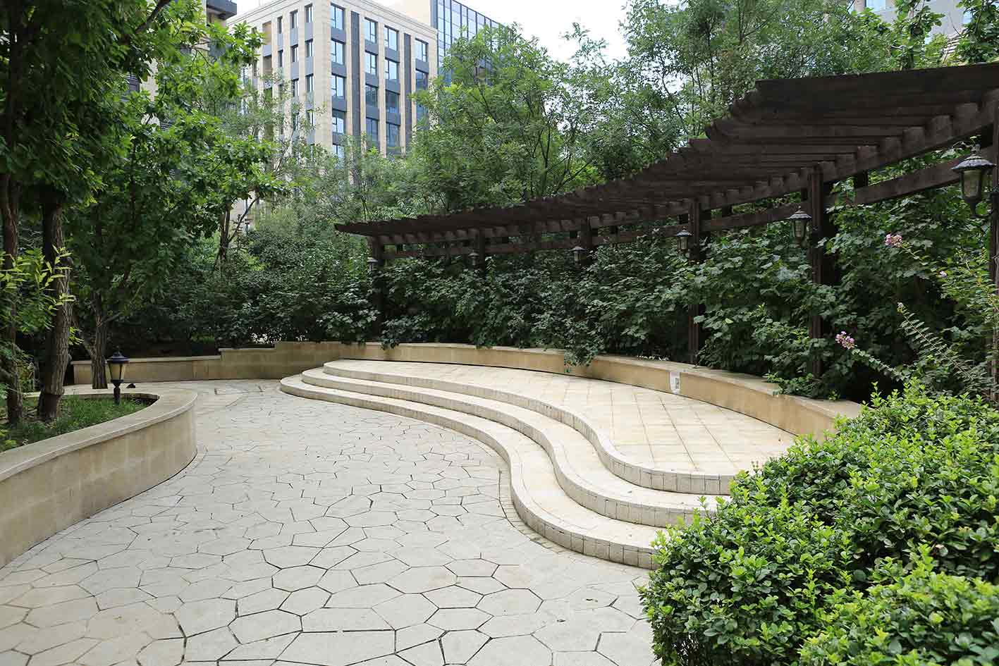 社區(qū)活動(dòng)中心綠化_杭州銘豐園林建設(shè)