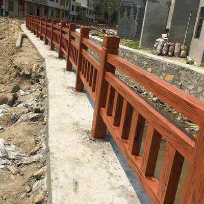 湖南水泥仿木護欄 郴州水泥護欄 市政工程 景區建設