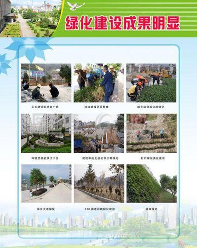 園林展板圖片